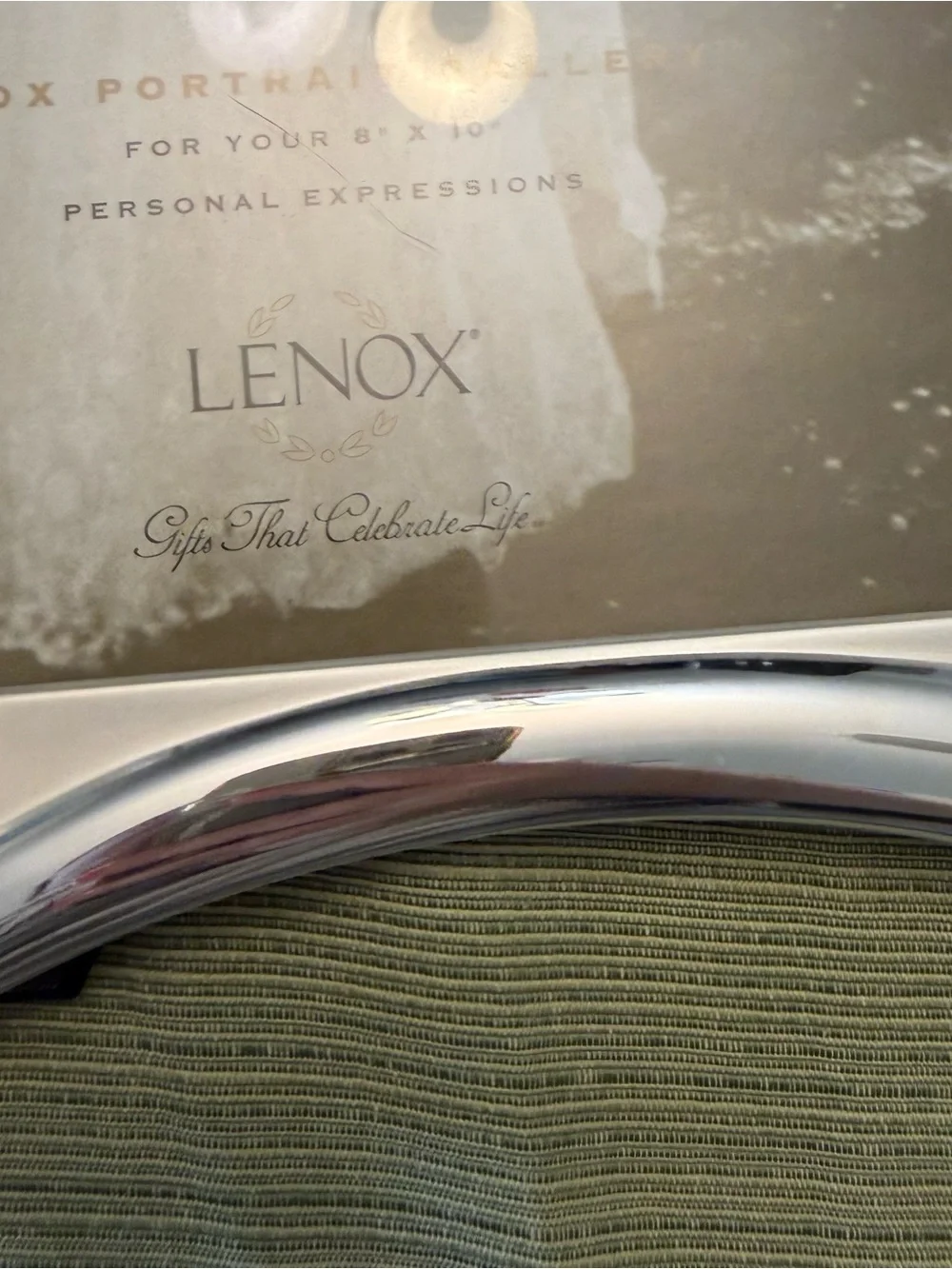 2 LENOX SILVER PLATED WEDDING PROMISES FRAMES 8x10 AND DOUBLE 5x7 FRAME LOVE